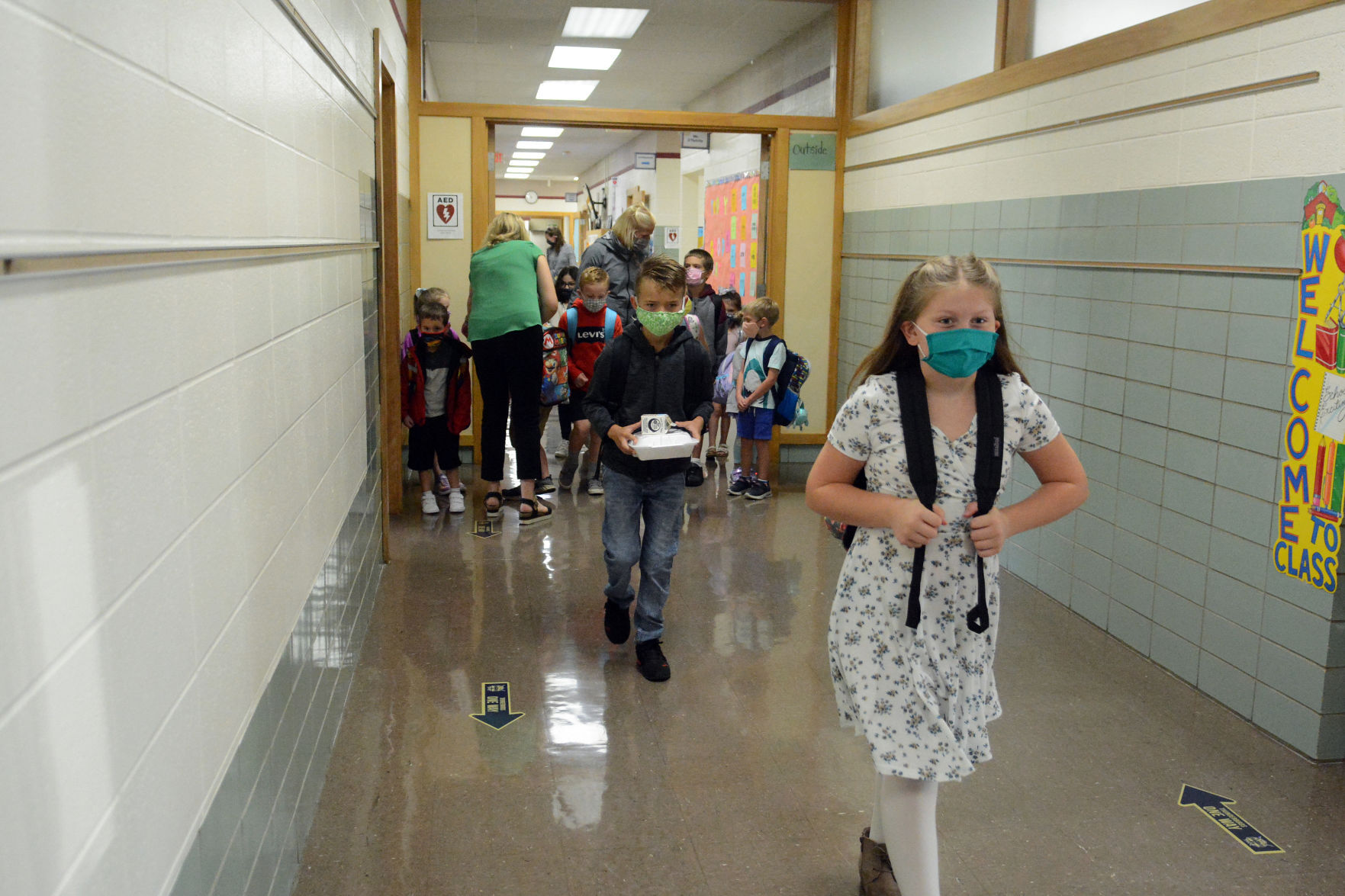 First day of school at Al Behrman